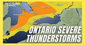 Severe Thunderstorms Threaten Southern Ontario Into The Weekend