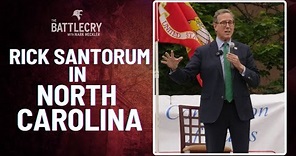 Rick Santorum in North Carolina (2024 Rally)