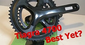 NEW Shimano Tiagra 4700 Crankset Review and actual Weight FC-4700