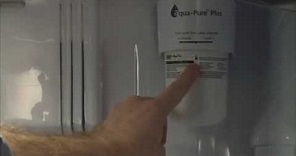 How to Replace the Samsung DA29-00003G Fridge Water Filter on French Door Refrigerators