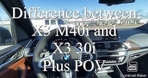 2020 BMW X3 M40i VS BMW X3 30i Difference Between Two