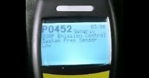 EVAP Code Fix PO452, pressure sensor AS302 replacement