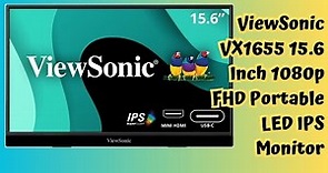 ViewSonic VX1655 15.6 Inch 1080p FHD Portable LED IPS Monitor