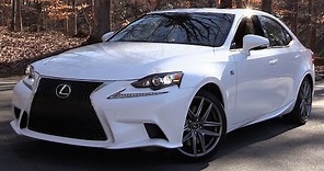 2016 Lexus IS200t F-Sport Start Up, Road Test, and In Depth Review