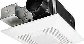 Panasonic FV-0511VFL1 WhisperFit DC Retrofit Ventilation Fan with Light, Dimmable LED Light and Nightlight, 50, 80 or 110 CFM, Quiet Energy Star Certified Energy-Saving Ceiling Mount Fan