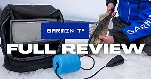 Best Overview and Review Garmin 7 Inch Ice Fishing Combo 2021 ECHOMAP UHD 73cv Panoptix Compatible
