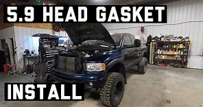 How to: 5.9 Cummins head gasket replacement (part 2/2 Install)