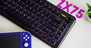 The BEST Pre-Built Keyboard?! - IQUINIX ZX75 Dark Side Review