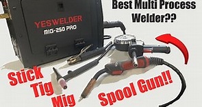 ⚡ Yeswelder MIG 250 Pro With Spool Gun ⚡ Review & Demo