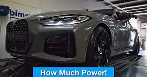 2021 BMW M440i Dyno / JB4 and Catted Downpipes