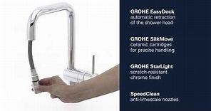 GROHE | Minta Kitchen Faucet Dual Spray Pull-Down | Product Video