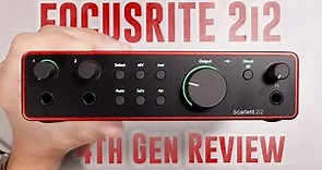 Focusrite Scarlett 2i2 (4th Gen) USB Audio Interface Review / Explained