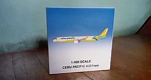 Gemini jets Cebu Pacific airbus a321neo unboxing and review GJ400
