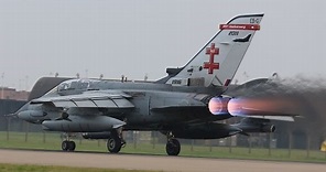 RAF Coningsby spectacular take offs, REHEAT! in 1080p