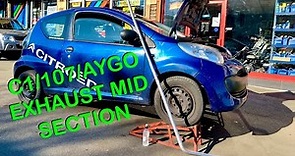 CityBug Exhaust Replacement / Centre Section / Mid Section Install DIY + P0420 Bypass (C1/107/Aygo)