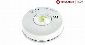 First Alert Hardwired LED Strobe Light Smoke Alarm with 10-Year Sealed Battery - (7020BSL)