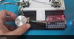 FM, AM and SSB receiver with Arduino and TM1638 7 segments display device