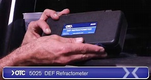 Using DEF Refractometer - OTC5025