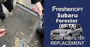 How to replace a cabin air filter for Subaru Forester 2009-2018?