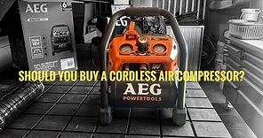AEG 18V air compressor review