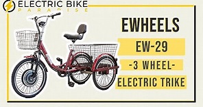EWheels EW-29 Three Wheel Electric Trike Review by Electric Bike Paradise