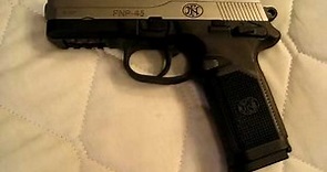 Owner s Report of FN Herstal FNP-45 pistol - .45 ACP / FNP 45