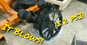 Harbor Freight 5 HP 145 PSI Twin Cylinder Air Compressor Pump Review, I ve upgraded my Compressor!