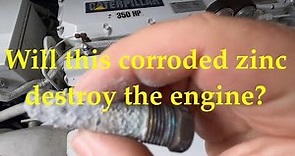 DIY - See how we replaced the engine anodes on our Caterpillar 3126 diesel engines