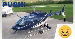 How To Stow A Helicopter - Bell 206 Long Ranger Land, Shutdown & Hangar Stowage
