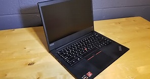 Lenovo Thinkpad E495 AMD Laptop Review - Including a Look Inside