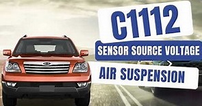 How to Test and Fix C1112 Sensor Source Voltage | KIA Mohave (HM) | Air Suspension Diagnostics