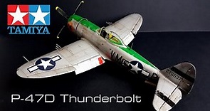P-47D Thunderbolt 1/48 Tamiya FULL BUILD VIDEO with additional scratch build.
