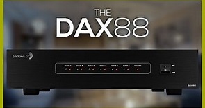 The DAX88. The best way to control audio in your home.