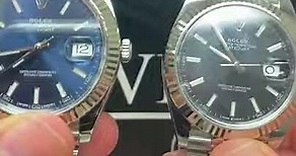 Rolex Datejust 41Jubilee Bracelet Blue and Black Dial 126334 | SwissWatchExpo