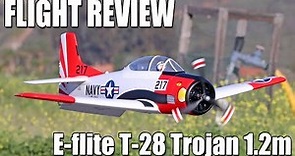E-flite T-28 Trojan 1.2m Assembly & Flight Review | The RC Geek