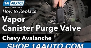 How to Replace Vapor Canister Purge Valve 04-06 Chevy Avalanche