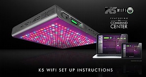 KIND LED Grow Lights K5 WiFi XL1000 Instructional Video