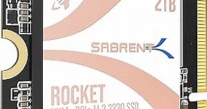 SABRENT Rocket Q4 2230 NVMe 4.0 2TB High Performance PCIe 4.0 M.2 2230 SSD Compatible with Steam Deck, ASUS ROG Ally, Mini PCs [SB-213Q-2TB]