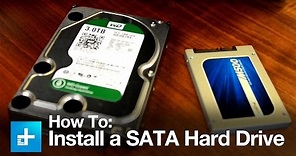 How to Install a SATA Hard Drive
