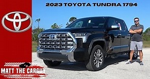 2023 Toyota Tundra 1794 combines Western flare with luxury - my favorite trim. Review and drive.