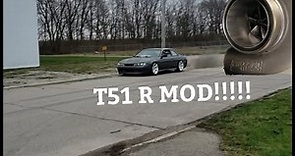 2JZ S14 T51r mod Testing