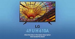 LG 49UH610A 4K UHD HDR Smart LED TV - 49 Class (48.5 Diag) // Full Specs Review #LGTV
