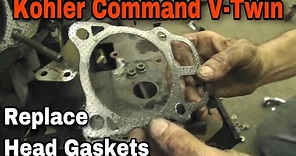 How To Replace The Head Gaskets On A Kohler Command V-Twin Engine