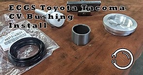 ECGS Toyota CV Bushing Install
