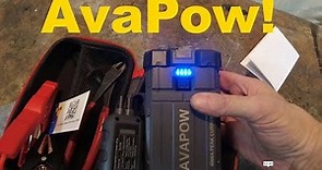 Avapow 4000A Car Jump Starter and Battery Bank. Unboxing, Test and Review.