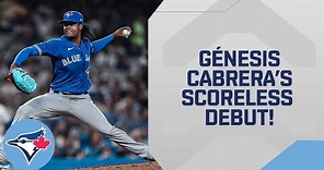 Génesis Cabrera s scoreless Blue Jays debut!