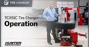 TCX51C Tire Changer: Standard and advanced operations