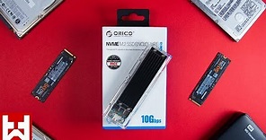 Orico NVME Enclosure Review - Fast 10Gbps USB 3.1 GEN 2 Type-C M.2 NVMe SSD Enclosure