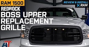 2013-2018 RAM 1500 RedRock Boss Upper Replacement Grille with LED DRL Review & Install