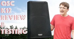 1000w QSC K12 Speaker Review + Audio Testing